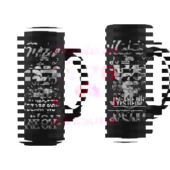 50Th Birthday Made In 1976 50 Years Of Being Awesome Floral Coffee Mug | Seseable CA