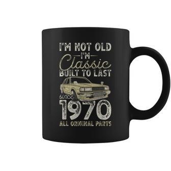 55 Cumpleaños Desde 1970 Coche Clásico 55 Años Taza de café - Regaloses