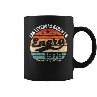 56 Años Cumpleaños Las Leyendas Nacen En Enero De 1970 Taza de café - Regaloses