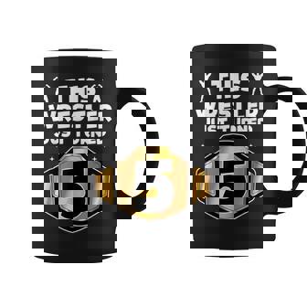 5Th Wrestling Birthday This Wrestler Just Turned Five 5 Boys Coffee Mug - Thegiftio