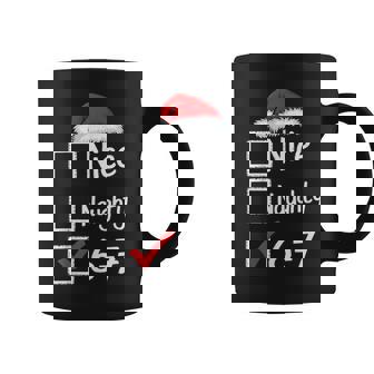6-7 Meme Nice Naughty 67 Christmas Coffee Mug | Seseable FR