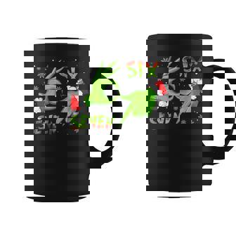 6 7 Six Seven Hand Gen Z Alpha Meme Slang Xmas Christmas Coffee Mug | Mazezy