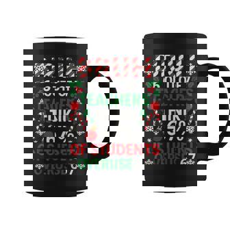 6 Out Of 7 Teachers Ugly Christmas Sweater 67 Coffee Mug | Seseable UK