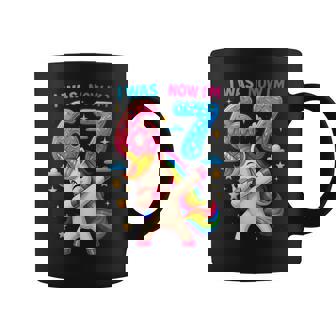 I Was 6 Now I'm 7 6 7 Six Seven Meme Unicorn Birthday Coffee Mug - Thegiftio