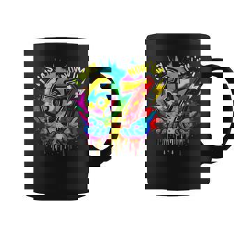 I Was 6 Now I'm 7 Six Seven Meme Colorful Paint Coffee Mug - Monsterry