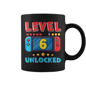 6 Year Old Bday Decorations Son Gamer Boy 6Yr 6Th Birthday Coffee Mug - Monsterry