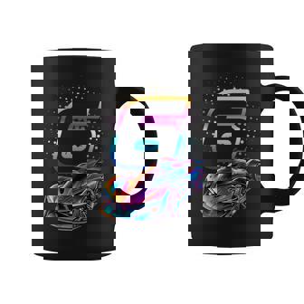 6 Year Old Race Car 6Th Birthday Futuristic Racing Racecar Coffee Mug - Monsterry