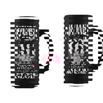 60 Years Old November Floral 1965 60Th Birthday Women Coffee Mug | Mazezy