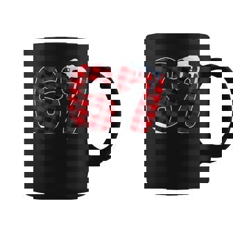 67 Christmas Meme 6 7 Numbers Six Seven Xmas Pajamas Coffee Mug - Monsterry