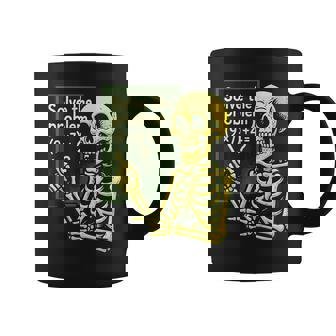 67 Halloween Math Six Seven Meme Brainrot Skeleton Coffee Mug - Thegiftio