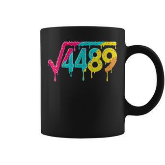 67 Ice Cream Drip Meme Square Root 4489 Slang Teacher Math Coffee Mug - Monsterry