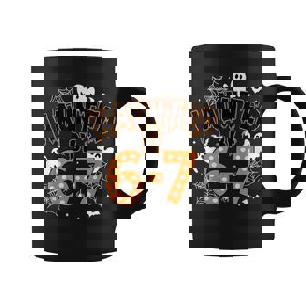 67 Meme Halloween Haunted- Ghost And Pumpkin Halloween Coffee Mug | Mazezy