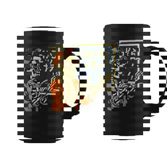 67 Teacher Halloween Skeleton Six Seven Meme Brainrot Math Coffee Mug | Mazezy