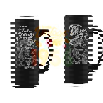 70Th Birthday Made In 1956 70 Years Old Floral Coffee Mug | Seseable FR