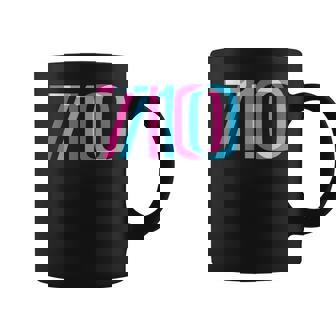 710 オイルダビング420 トリッピーグリッチ コーヒーマグ - Kawaiitshirt