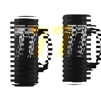 77 ナンバーセブンティセブンチーム スポーツ グラフィック 代表チームマッチング コーヒーマグ - Kawaiitshirt