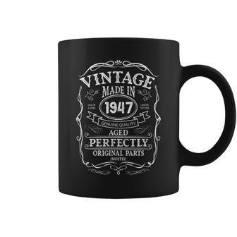 79Th Birthday Retro Vintage Man Woman 1947 Coffee Mug - Thegiftio UK