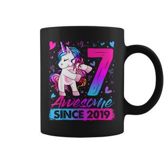 7Th Birthday Girl 7 Year Old 7 Birthday Girl Coffee Mug - Thegiftio UK