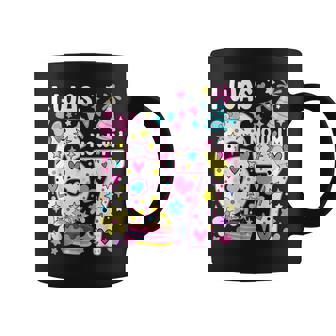 7Th Birthday Girl Six Seven I Was 6 Now I'm 7 Year Old Coffee Mug - Thegiftio