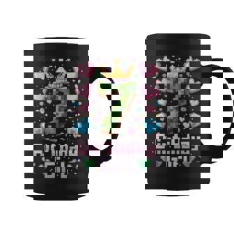 7Th Birthday Girl Gaming Pixel Number Party 7 Year Old Coffee Mug - Monsterry