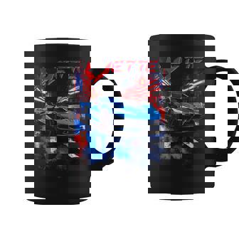 8Th Gen C8 Vette Car 2024 Sports Car Custom American Flag Coffee Mug - Thegiftio