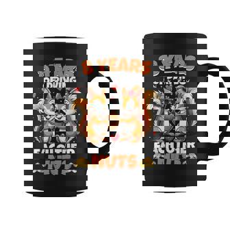 8Th Wedding Anniversary 8 Years Of Driving Each Other Nuts Coffee Mug | Mazezy