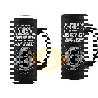 8Th Wrestling Birthday This Wrestler Just Turned 8 Boys Coffee Mug | Seseable CA