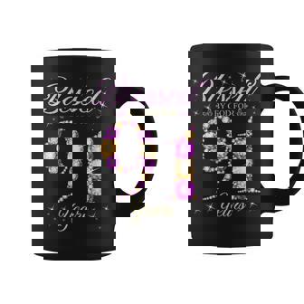 91歳の91歳の誕生日bデーパーティー 神に祝福されて コーヒーマグ - Kawaiitshirt