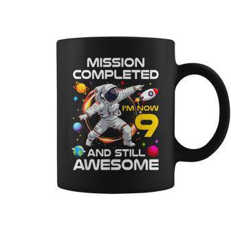 9Th Birthday Astronaut 9 Years Old Outer Space Birthday Coffee Mug - Thegiftio UK