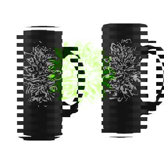 À Motif Fleur De Lotusert Fluo Tasse - Cadeauxyz