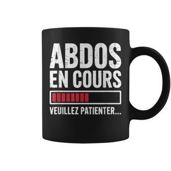 Abdos En Cours Humour Musculation Cadeaux Tasse - Cadeauxyz