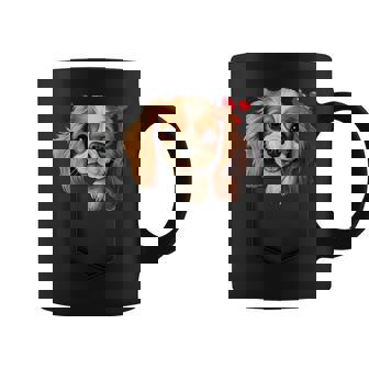 Adorable Chien Dansotre Poche Cavalier King Charlespaniel Tasse - Cadeauxyz