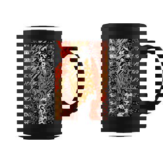 Africa アフリカ Animal Print Africa Is Calling コーヒーマグ - Kawaiitshirt