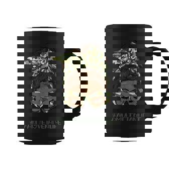 African American Army Veteran Female Afro Melanin Girl Coffee Mug - Thegiftio