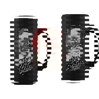African American Santa Christmas Black Xmas Coffee Mug | Seseable CA