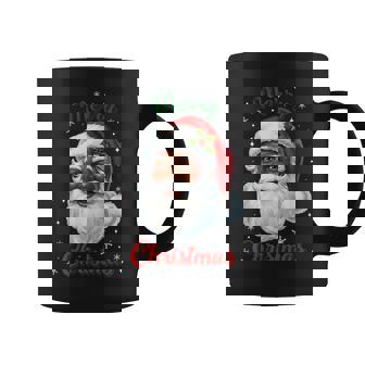 African American Santa Christmas Cool Black X-Mas Coffee Mug | Seseable UK