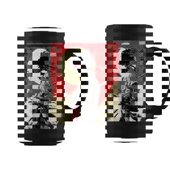 Afro American Samurai Anime Cartoon Japanese Bushido Warrior Coffee Mug - Thegiftio