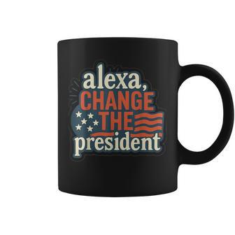 Alexa Cambia El Presidente Anti Trump Trump Taza de café - Regaloses