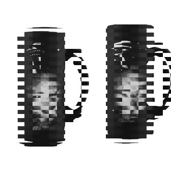 Alien Cat Meme Ufo Vintage Graphic Y2k Silly Cat Coffee Mug - Thegiftio