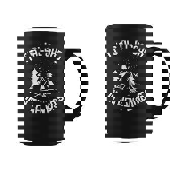 All Good Camp In The Woods 面白いキャンプテント キャンプファイヤー コーヒーマグ - Kawaiitshirt