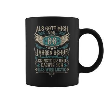 Als Gott Michor 66 Jahrenchuf 66 Geburtstag Lustig Tassen - Geschenkecke