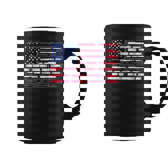 America Us Flag Books Library Reading For Book Lover Reader Coffee Mug - Thegiftio