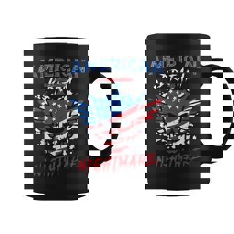 American Dream Nightmare Sarcasm American 4Th Of July Coffee Mug | Seseable FR