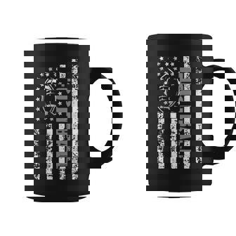 American Flag Football Patriotic Football Coffee Mug | Mazezy