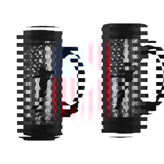 American Flag Inline Speed Skating Skate Skater Sports Coffee Mug | Mazezy
