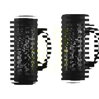 American Football Player Camo US Flag Men Boy Kids Coffee Mug | Mazezy