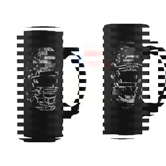 American Football Players Helmet Us Flag Coffee Mug | Mazezy