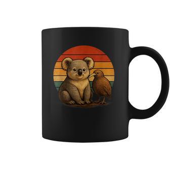 Amis Des Animaux Rétro Koala Kiwi Tasse - Cadeauxyz
