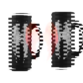 Angel Pink Wings On Back Coffee Mug - Monsterry