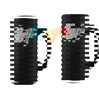 Angie Personalized Name Custom Groovy 80'S Retro Coffee Mug - Thegiftio